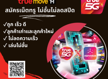 สมัครเน็ตทรู ไม่อั้นไม่ลดสปีด